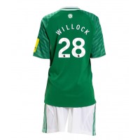 Newcastle United Joe Willock #28 Vonkajší Detský futbalový dres 2025-26 Krátky Rukáv (+ trenírky)